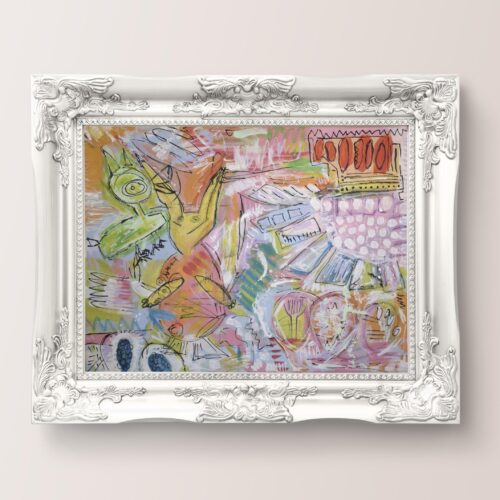 painting on canvas