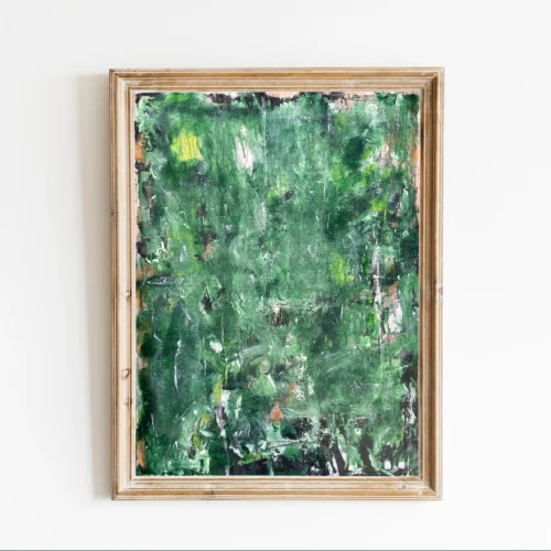 arte abstract- bezkraino zeleno