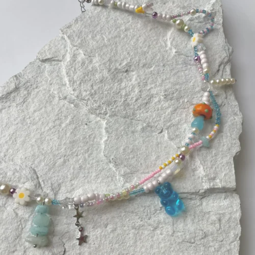 summer gummy bear necklace